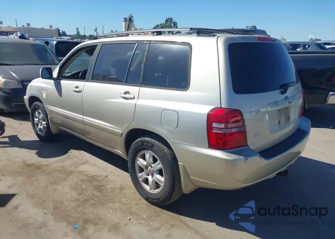 2003 Toyota Highlander V6 z USA, uszkodzony, nr VIN JTEGF21A830081698